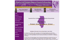 Desktop Screenshot of illinoisfullgospelbaptist.org